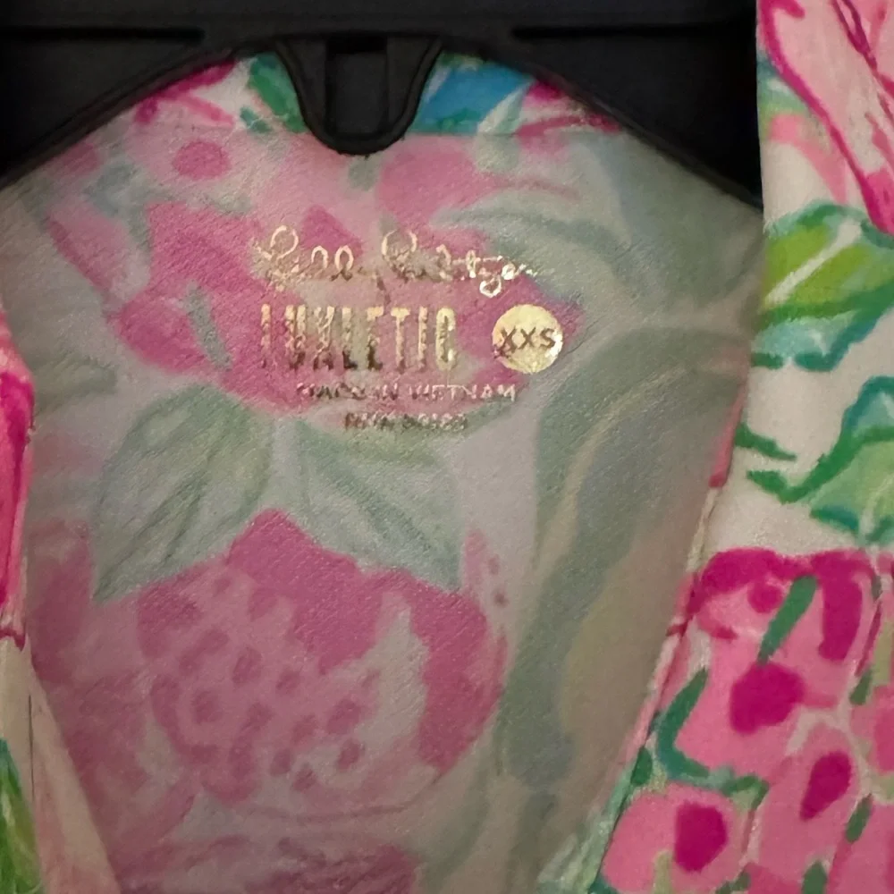 NEW! Lilly Pulitzer Silvia Mini Dress Pinky Green with Shorts Size XXS - Picture 10 of 11